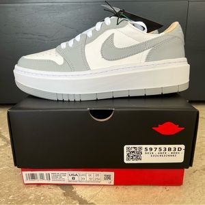 Authentic Size 8 Nike Air Jordan 1 Elevate Low ‘Wolf Grey’